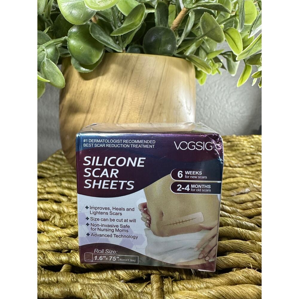 Silicone Scar Sheets, Silicone Scar Tape 1.6”x 75”‎